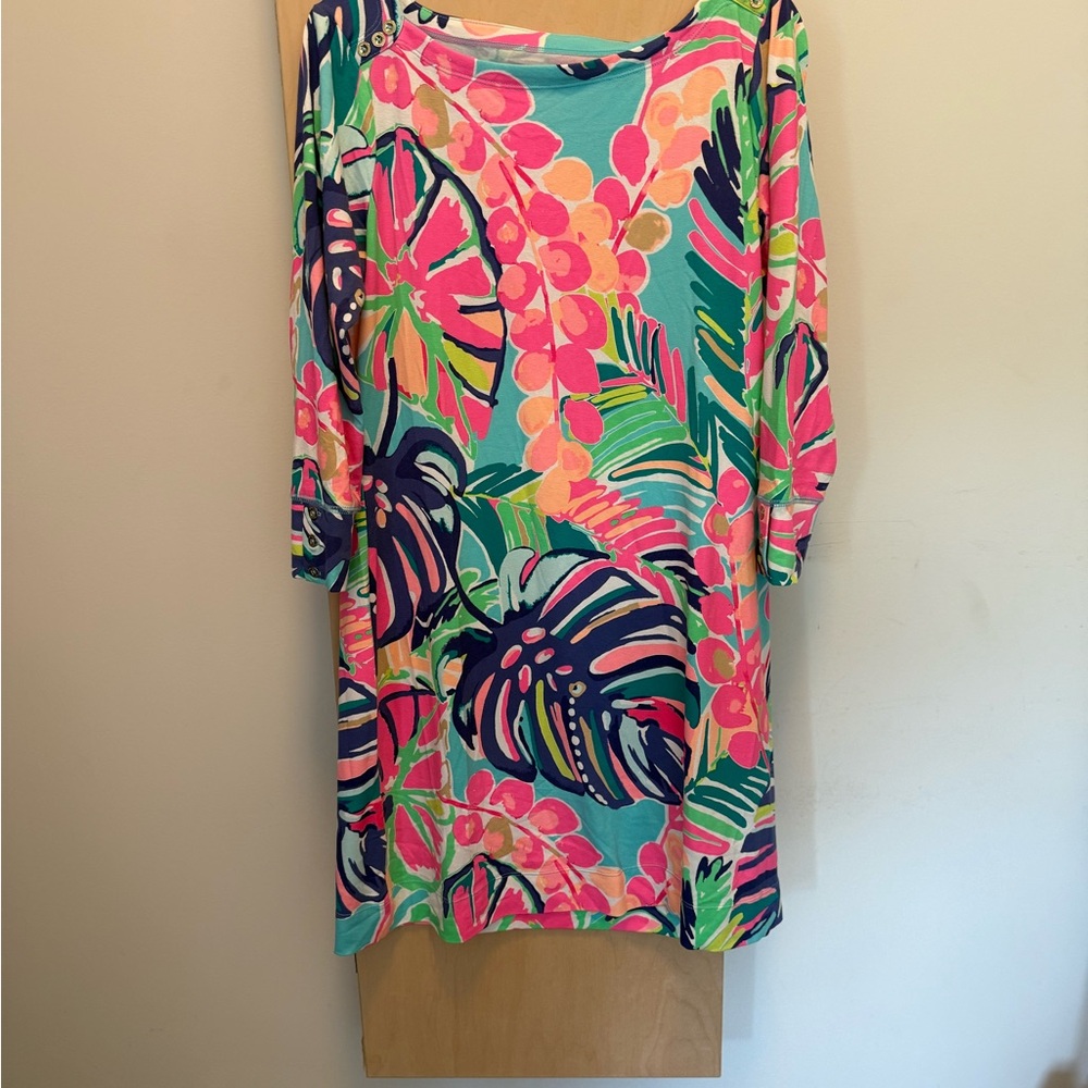 Lilly Pulitzer Tropical Print Mini Dress, never worn